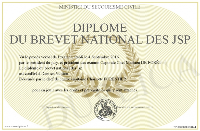 diplome brevet